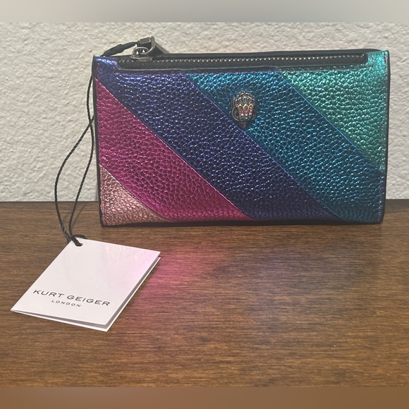 Kurt Geiger Handbags - Kurt Geiger Multicolor Striped Wallet